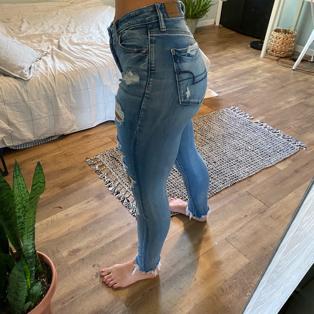 American eagle high waisted skinny jeans size 6